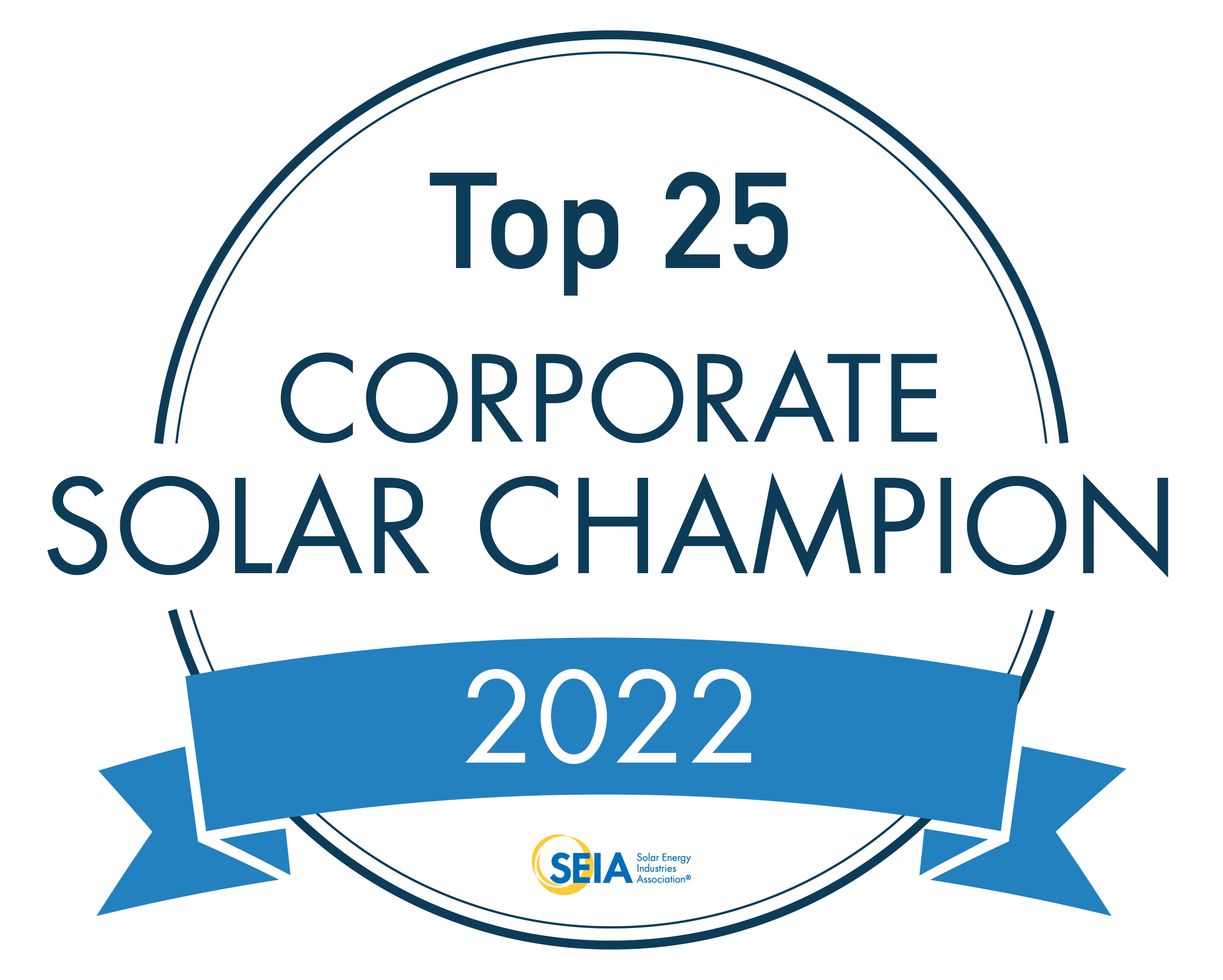 Top 25 Corporate Solar Champion 2022 logo