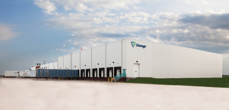 Exterior photo of Lineage's Dodge City facility