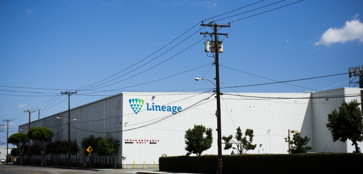 Exterior photo of Lineage's Vernon - Bandini facility