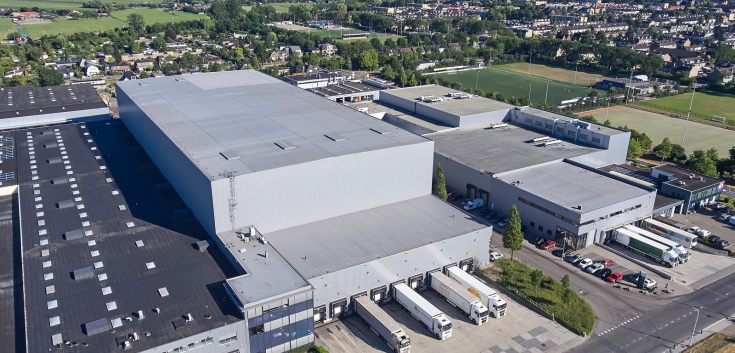 Waalwijk Warehouse Aerial View Netherlands