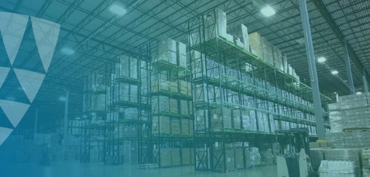 Default Facility Image Lineage Logo with warehouse in background