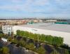 Lineage Newark drone photo with New York City in the background