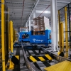 Inside an automated warehouse